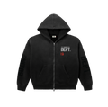 BLACK SUNFADED BOXING DEPARTMENT HOODIE